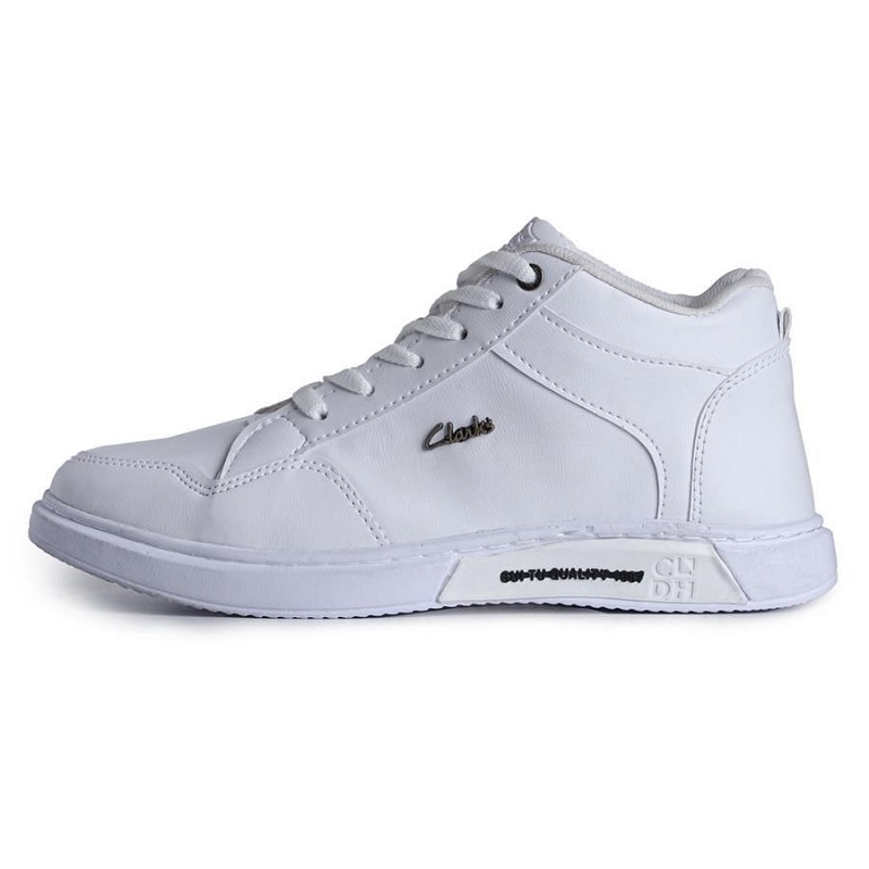 نیم بوت بندی مردانه clarks-سفید